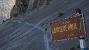 Landslide area Annapurna