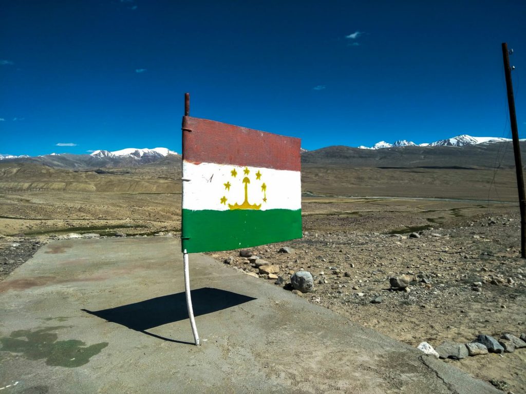 Vlag Tadzjikistan Pamir Highway