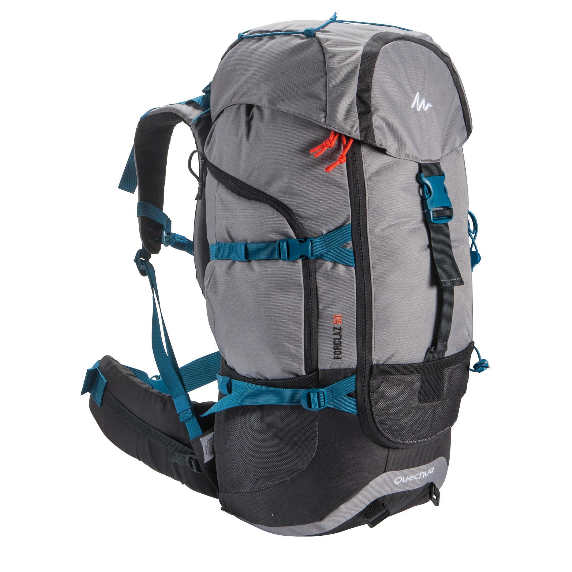 Klaar schedel bevind zich Quechua Backpack Forclaz 50 liter - Wanderbird - Travel