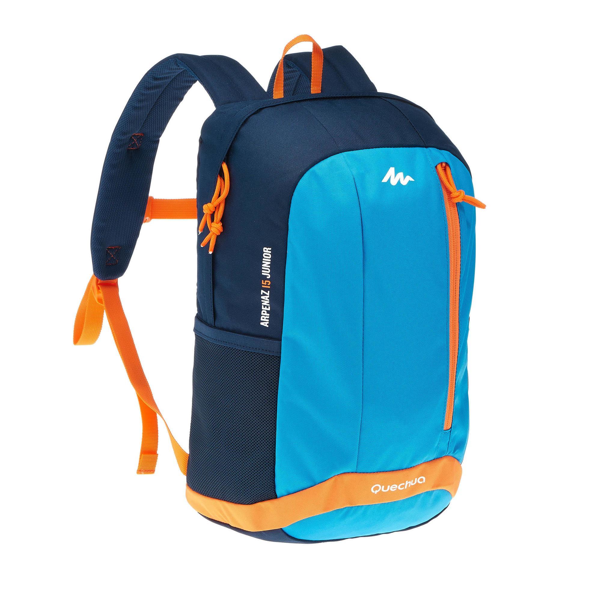 Rugzakje-voor-kinderen-Arpenaz-15-liter-blauw