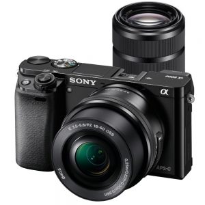 Sony A6000 zwart + 16-50mm + 55-210mm (ILCE6000YB.CEC)