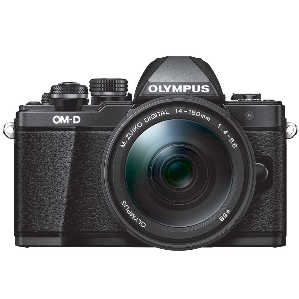Olympus OM-D E-M10 mark II zwart + 14-150mm II ED zwart Olympus OM-D E-M10 mark II zwart + 14-150mm II ED zwart