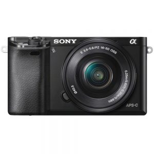 Sony A6000 grafietgrijs + 16-50mm f3.5-5.6 OSS zwart Outlet