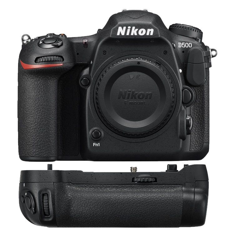 Nikon D500 + MB-D17 Multi Power Battery Pack Nikon D500 + MB-D17 Multi Power Battery Pack