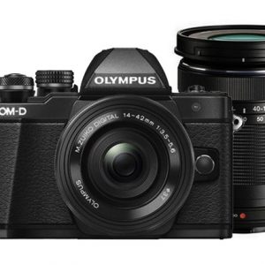 Olympus OM-D E-M10 mark II zwart + 14-42mm EZ zwart + 40-150mm R zwart