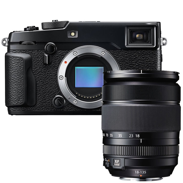 Fujifilm X-Pro2 zwart + 18-135mm F/3.5-5.6 OIS WR Fujifilm X-Pro2 zwart + 18-135mm F/3.5-5.6 OIS WR