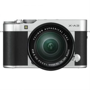 Fujifilm X-A3 black/zilver + 16-50mm OIS II zilver