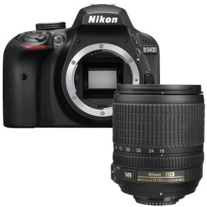 Nikon D3400 zwart + AF-S 18-105mm VR