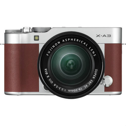 Fujifilm X-A3 camel + 16-50 OIS II zilver Fujifilm X-A3 camel + 16-50 OIS II zilver