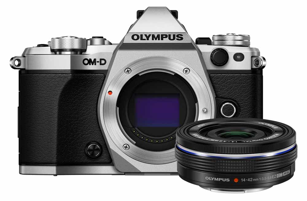 Olympus OM-D E-M5 Mark II zilver + 14-42mm EZ zwart Olympus OM-D E-M5 Mark II zilver + 14-42mm EZ zwart