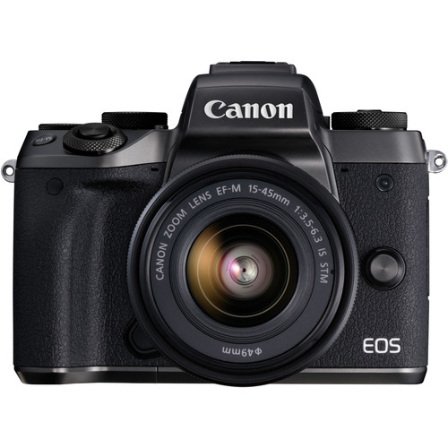 Canon EOS M5 + 15-45mm IS STM zwart Canon EOS M5 + 15-45mm IS STM zwart