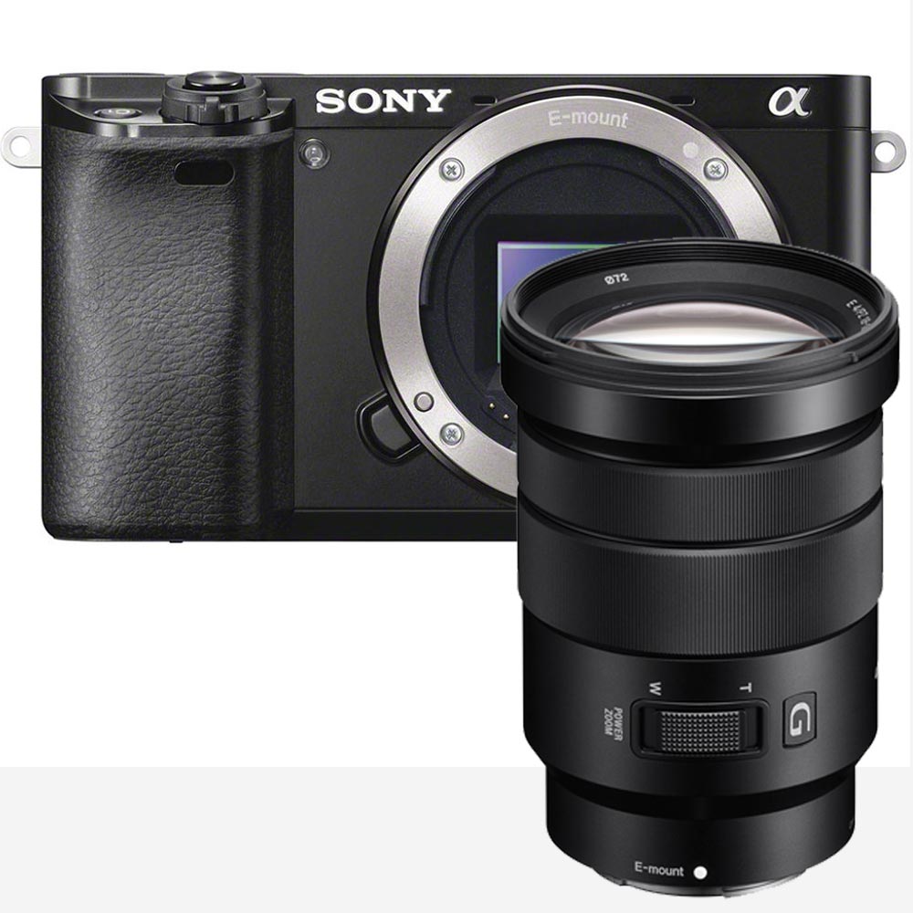 Sony A6000 zwart + 18-105mm F/4.0 G OSS Sony A6000 zwart + 18-105mm F/4.0 G OSS