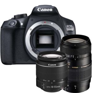 Canon EOS 1300D + 18-55mm DC III + Tamron 70-300mm Di LD Macro
