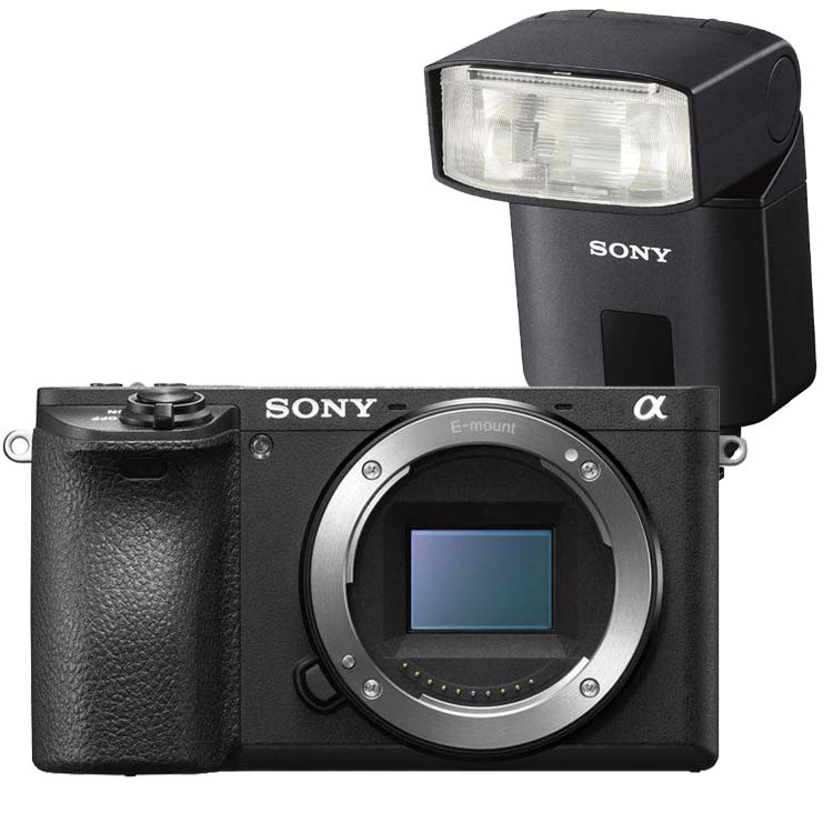 Sony A6500 zwart + HVL-F32M Flitser Sony A6500 zwart + HVL-F32M Flitser