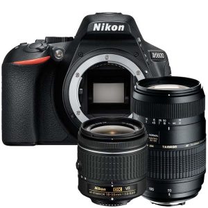 Nikon D5600 zwart + 18-55mm VR + Tamron 70-300mm Di LD Macro