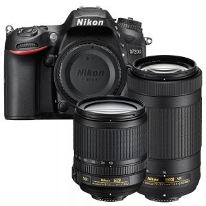 Nikon D7200 + 18-105mm VR + AF-P 70-300mm VR
