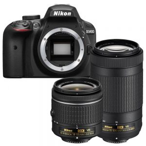 Nikon D3400 zwart + AF-P 18-55mm VR + AF-P 70-300mm VR