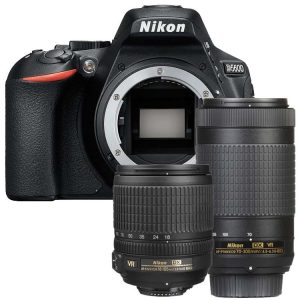Nikon D5600 zwart + 18-105mm VR + AF-P 70-300mm VR