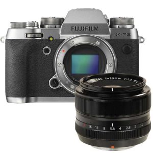 Fujifilm X-T2 graphite zilver + 35mm F/1.4 R