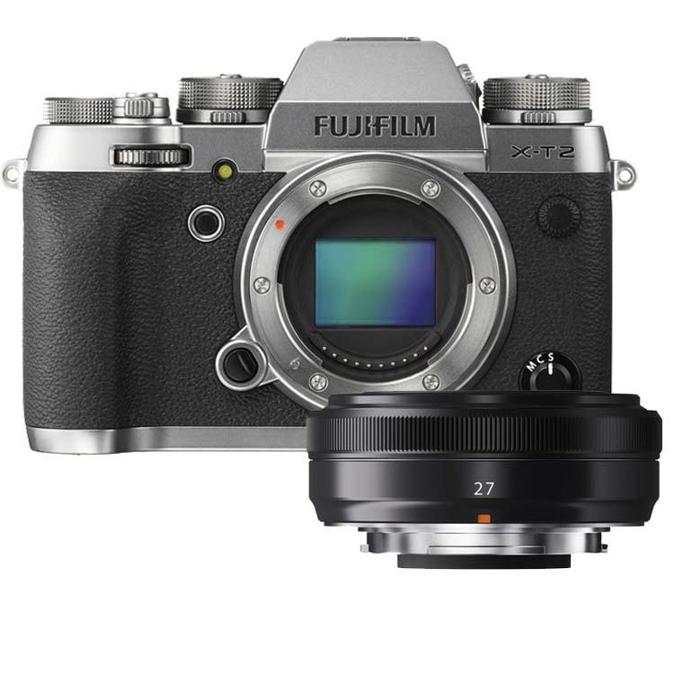 Fujifilm X-T2 graphite zilver + 27mm F/2.8 Fujifilm X-T2 graphite zilver + 27mm F/2.8