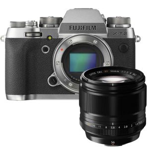 Fujifilm X-T2 graphite zilver + 56mm F/1.2 R