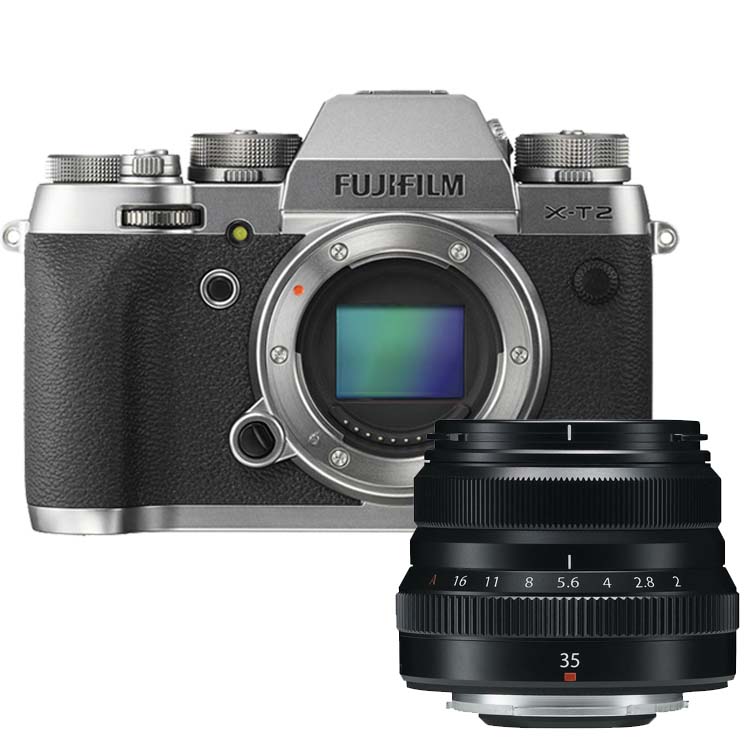 Fujifilm X-T2 graphite zilver + 35mm F/2.0 R WR Fujifilm X-T2 graphite zilver + 35mm F/2.0 R WR