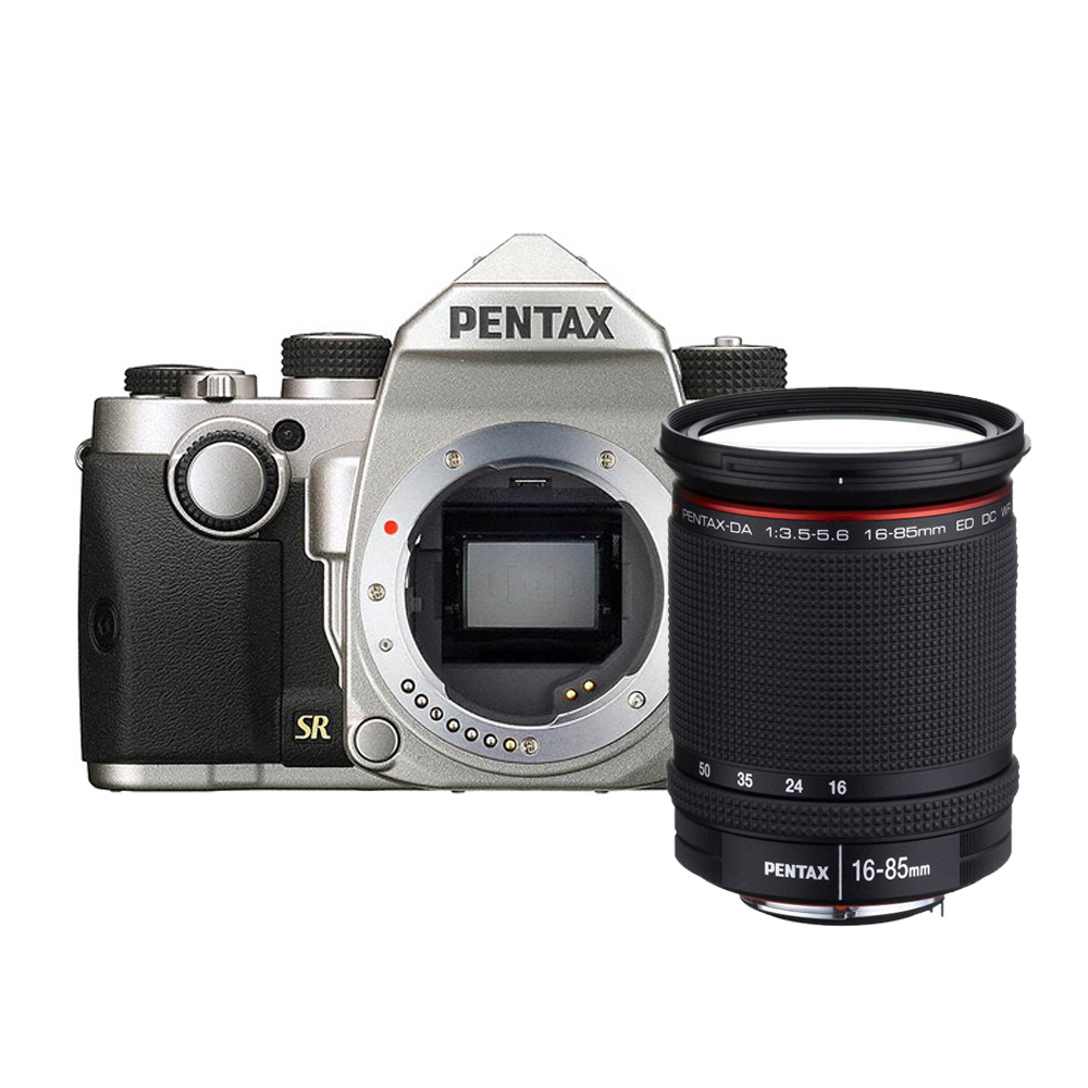 Pentax KP zilver + 16-85mm F/3.5-5.6 HD DA ED DC WR Pentax KP zilver + 16-85mm F/3.5-5.6 HD DA ED DC WR