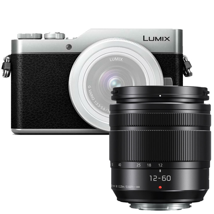 Panasonic LUMIX DMC-GX800 zwart/zilver + 12-60mm ASPH Power OiS Panasonic LUMIX DMC-GX800 zwart/zilver + 12-60mm ASPH Power OiS