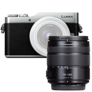 Panasonic LUMIX DMC-GX800 zwart/zilver + 14-140mm HD Power OiS zwart
