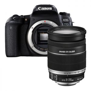 Canon EOS 77D + 18-200mm iS