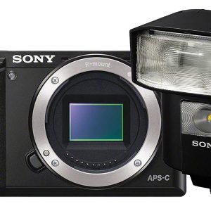 Sony A6000 zwart + HVL-F45RM Flitser