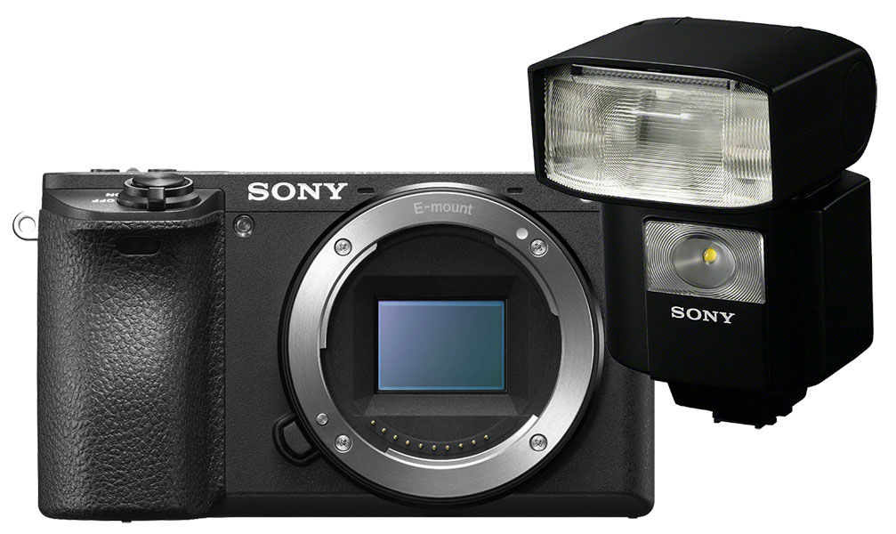 Sony A6500 zwart + HVL-F45RM Flitser Sony A6500 zwart + HVL-F45RM Flitser