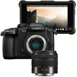 Panasonic Lumix DMC-GH5 + 14-42mm HD II + Atomos Ninja Inferno