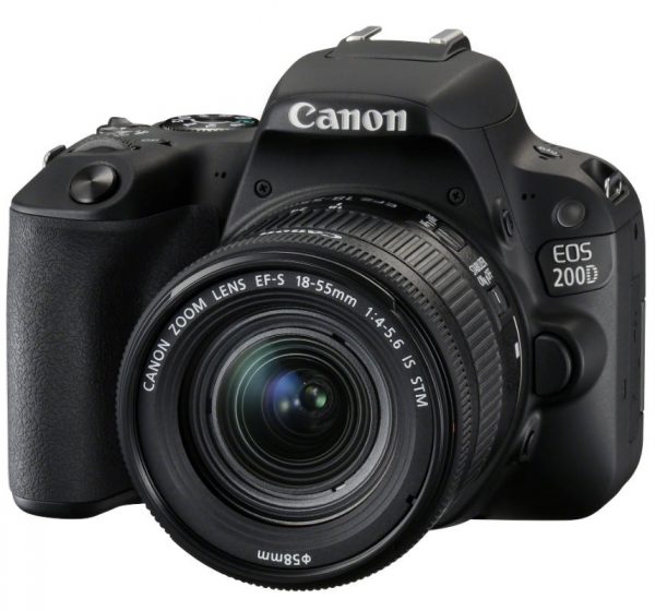 Canon EOS 200D zwart + 18-55mm iS STM COMPACT