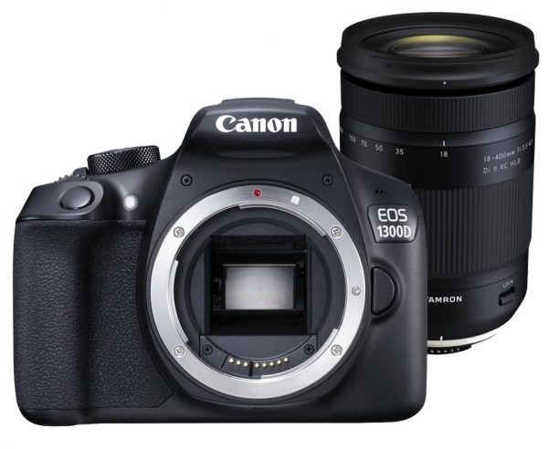 Canon EOS 1300D + Tamron 18-400mm Di II VC HLD