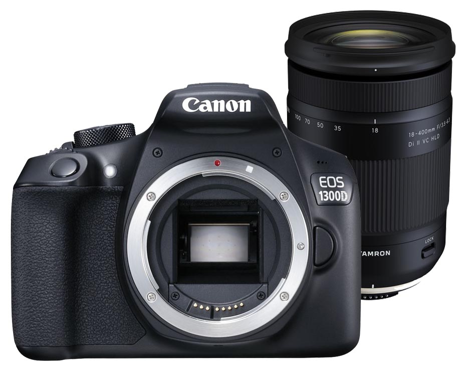 Canon EOS 1300D + Tamron 18-400mm Di II VC HLD Canon EOS 1300D + Tamron 18-400mm Di II VC HLD