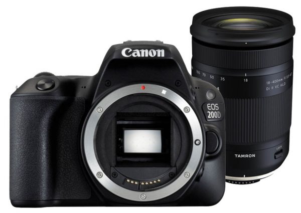 Canon EOS 200D zwart + Tamron 18-400mm Di II VC HLD