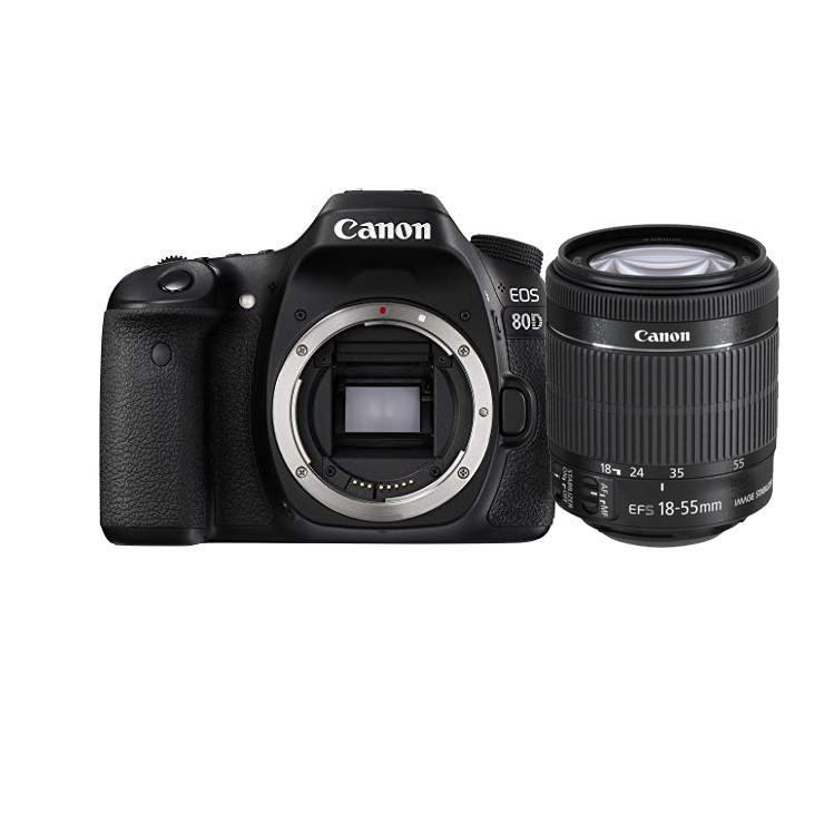 Canon EOS 80D + 18-55mm iS STM compact Canon EOS 80D + 18-55mm iS STM compact