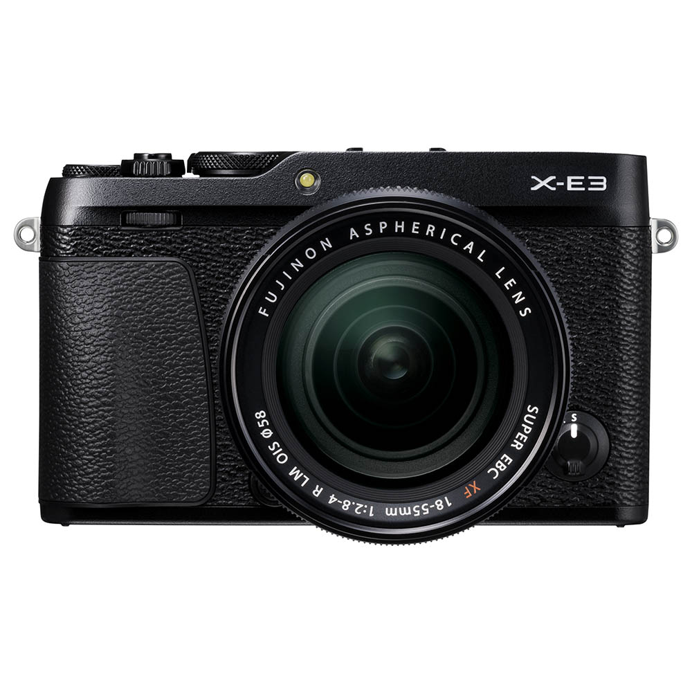 Fujifilm X-E3 zwart + XF 18-55mm F/2.8-4.0 R LM OIS zwart Fujifilm X-E3 zwart + XF 18-55mm F/2.8-4.0 R LM OIS zwart