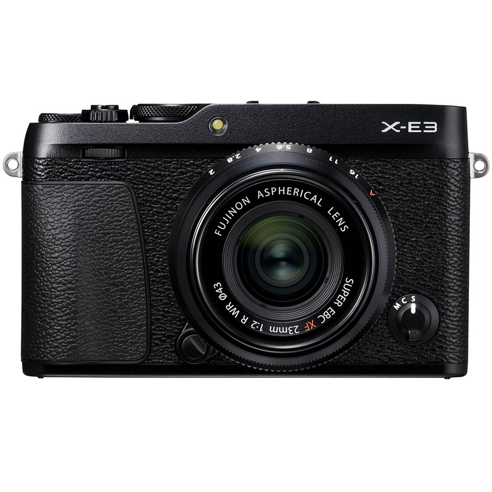 Fujifilm X-E3 zwart + XF 23mm F/2.0 zwart Fujifilm X-E3 zwart + XF 23mm F/2.0 zwart