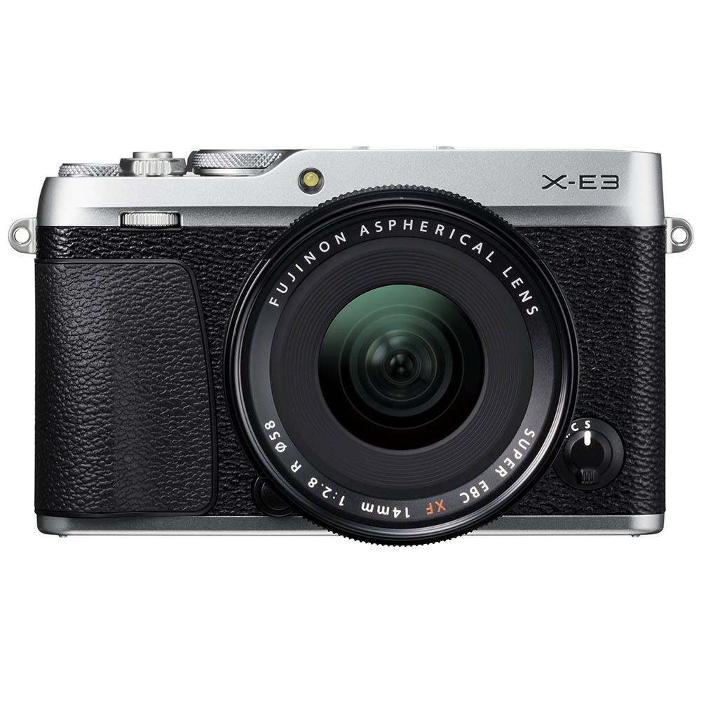 Fujifilm X-E3 zilver + XF 14mm F/2.8 zwart Fujifilm X-E3 zilver + XF 14mm F/2.8 zwart