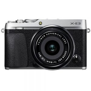 Fujifilm X-E3 zilver + XF 18mm F/2.0 zwart