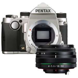 Pentax KP zilver + 18-50mm DC WR RE