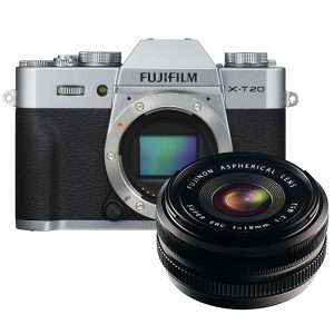 Fujifilm X-T20 zilver + 18mm F/2.0 R