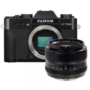 Fujifilm X-T20 zwart + 35mm F/1.4 R