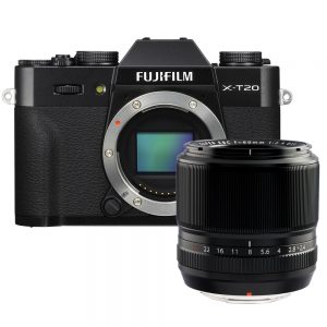Fujifilm X-T20 zwart + 60mm F/2.4 R macro