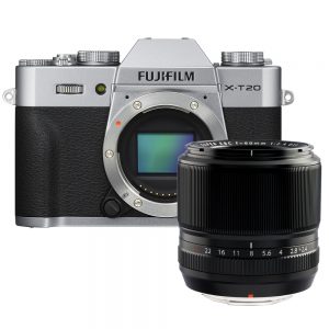 Fujifilm X-T20 zilver + 60mm F/2.4 R macro