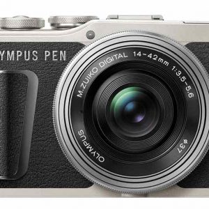 Olympus PEN E-PL9 zwart + 14-42mm Pancake EZ zilver