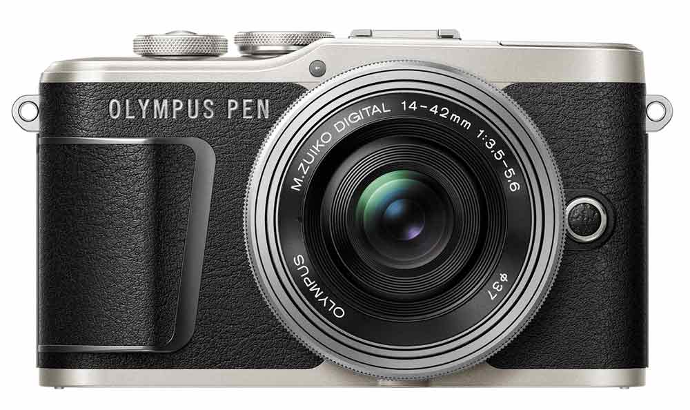 Olympus PEN E-PL9 zwart + 14-42mm Pancake EZ zilver Olympus PEN E-PL9 zwart + 14-42mm Pancake EZ zilver
