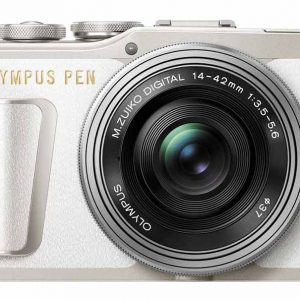 Olympus PEN E-PL9 wit + 14-42mm Pancake EZ zilver